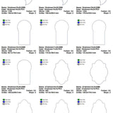Stickdatei Set ITH Mugrugs & Schilder Blanko Dateien XXL Set - Sewando