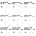 Stickdatei Set ITH Mugrugs & Schilder Blanko Dateien XXL Set - Sewando
