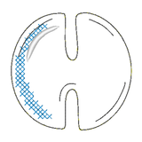 Stickdatei - BUBBLE Alphabet A-Z - Sewando