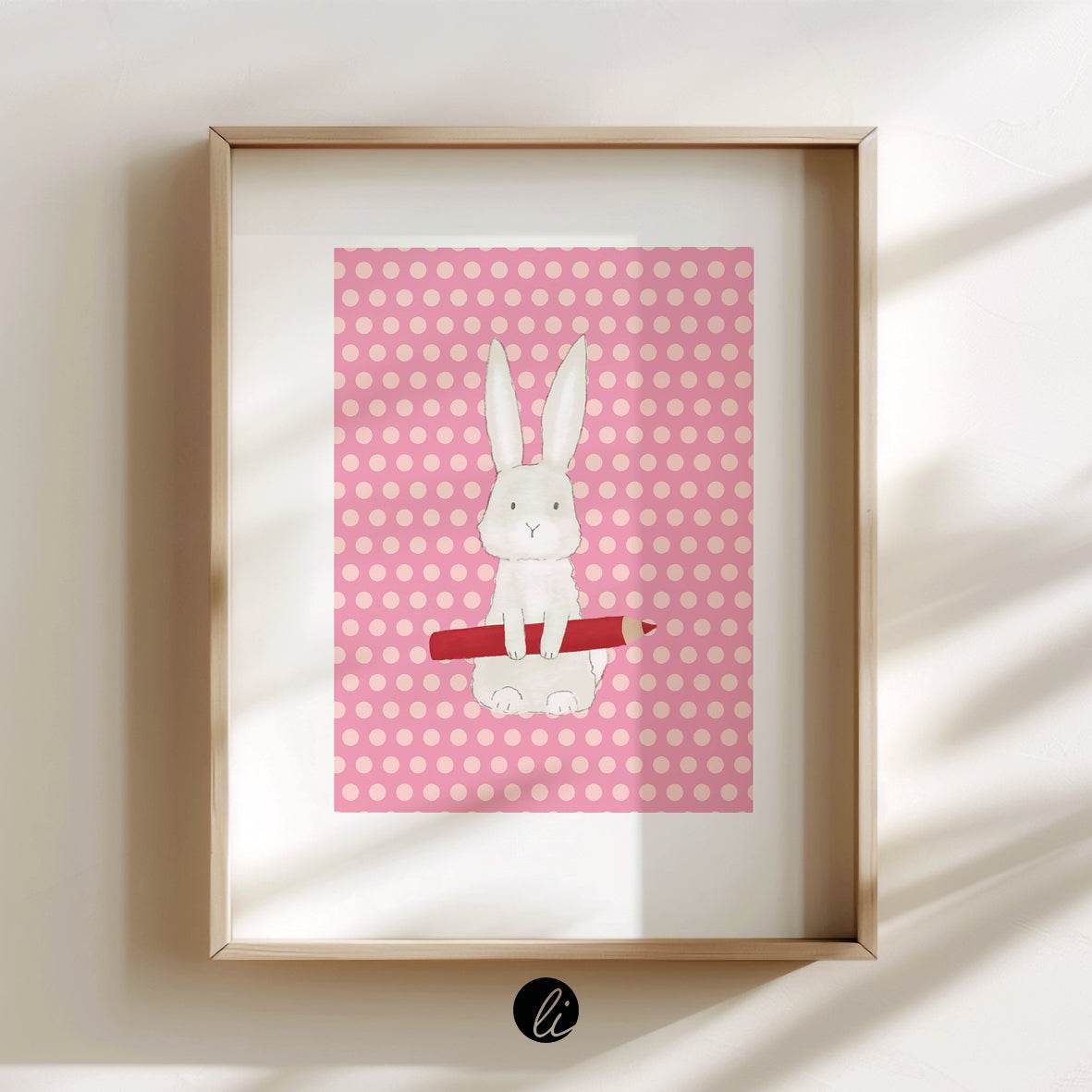 Häschen – Digitales Poster-Design fürs Kinderzimmer - Sewando