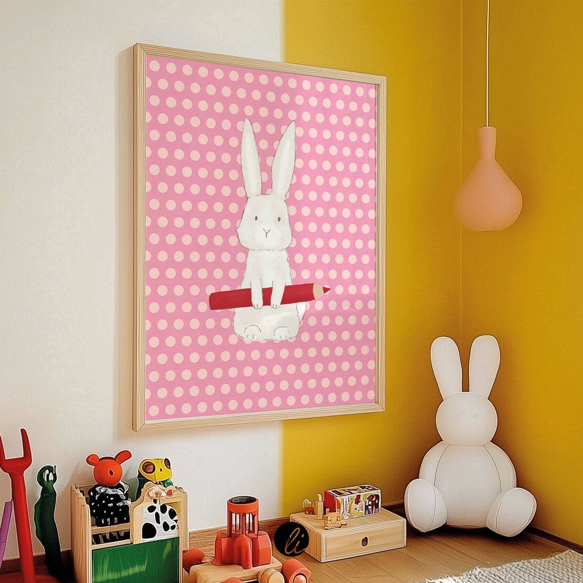 Häschen – Digitales Poster-Design fürs Kinderzimmer - Sewando