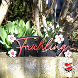 Hallo Frühling* 3D Druck, Plotter- und Laserdatei