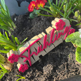 Hallo Frühling* 3D Druck, Plotter- und Laserdatei