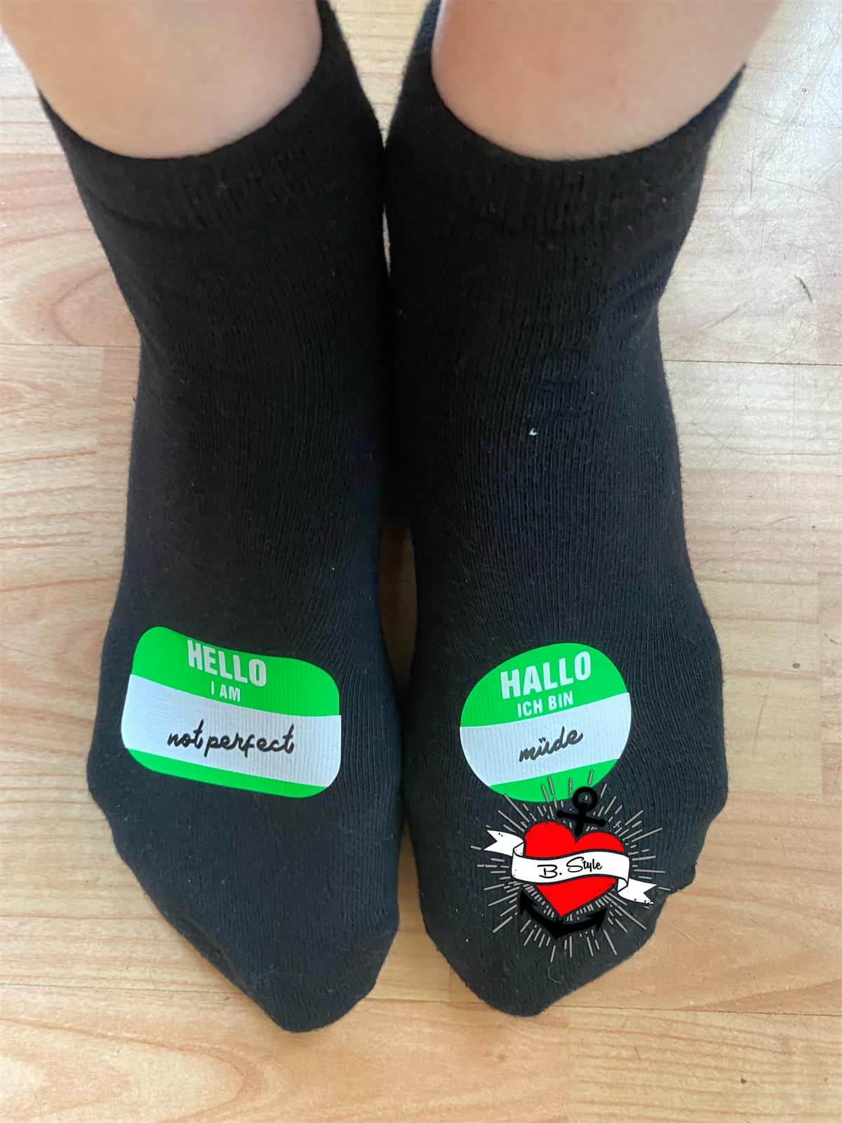*Hallo/Hello Patches/Button* Plotterdatei Sticker - Sewando