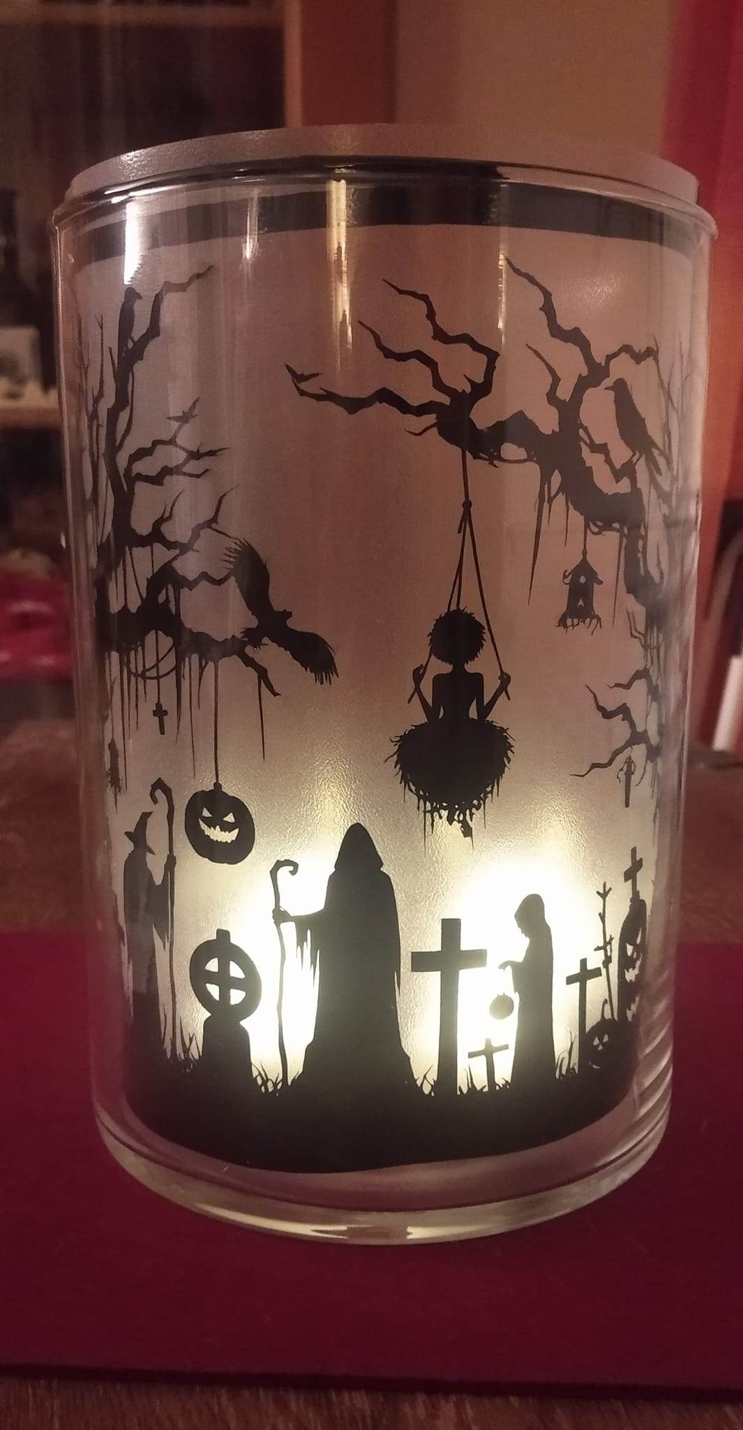 *Halloweensilhouette* Plotterdatei - Sewando