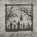 *Halloweensilhouette* Plotterdatei - Sewando