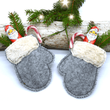 Stickdatei Handschuhe zum Befüllen als Wunscherfüller oder als Adventskalender - Sewando