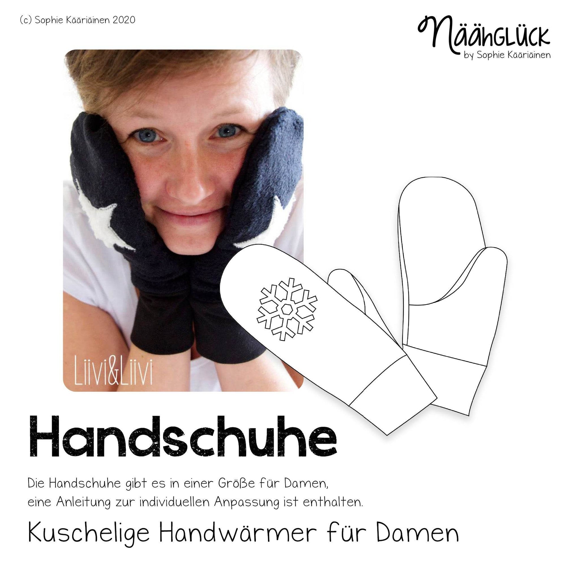 kostenloses schnittmuster handschuhe Schnittmuster Näähglück Handschuhe für Damen, Fäustlinge – Sewando