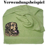 Stickdatei Applikation Hovawart "Liandra" - realistisch - FÜR HELLE & DUNKLE STOFFE
