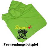 Stickdatei Rottweiler  "Zero" - realistisch - FÜR HELLE STOFFE