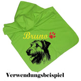 Stickdatei Irischer Wolfshund " Fred" - realistisch - FÜR HELLE STOFFE