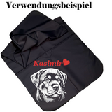 Stickdatei Rottweiler "Anouk" - realistisch FÜR DUNKLE STOFFE