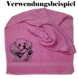 Stickdatei Pudel "Farly" - realistisch - FÜR HELLE STOFFE