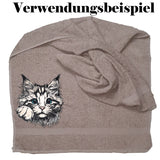 Stickdatei Applikation Katze "Tabby" - realistisch - FÜR HELLE UND DUNKLE STOFFE