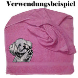 Stickdatei Applikation Pudel "Farly- realistisch - FÜR HELLE & DUNKLE STOFFE