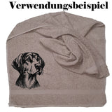 Stickdatei Bayrischer Gebirgsschweißhund "August"  FÜR HELLE STOFFE