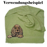 Stickdatei Applikation Cocker Spaniel "Merle"- realistisch - FÜR HELLE & DUNKLE STOFFE