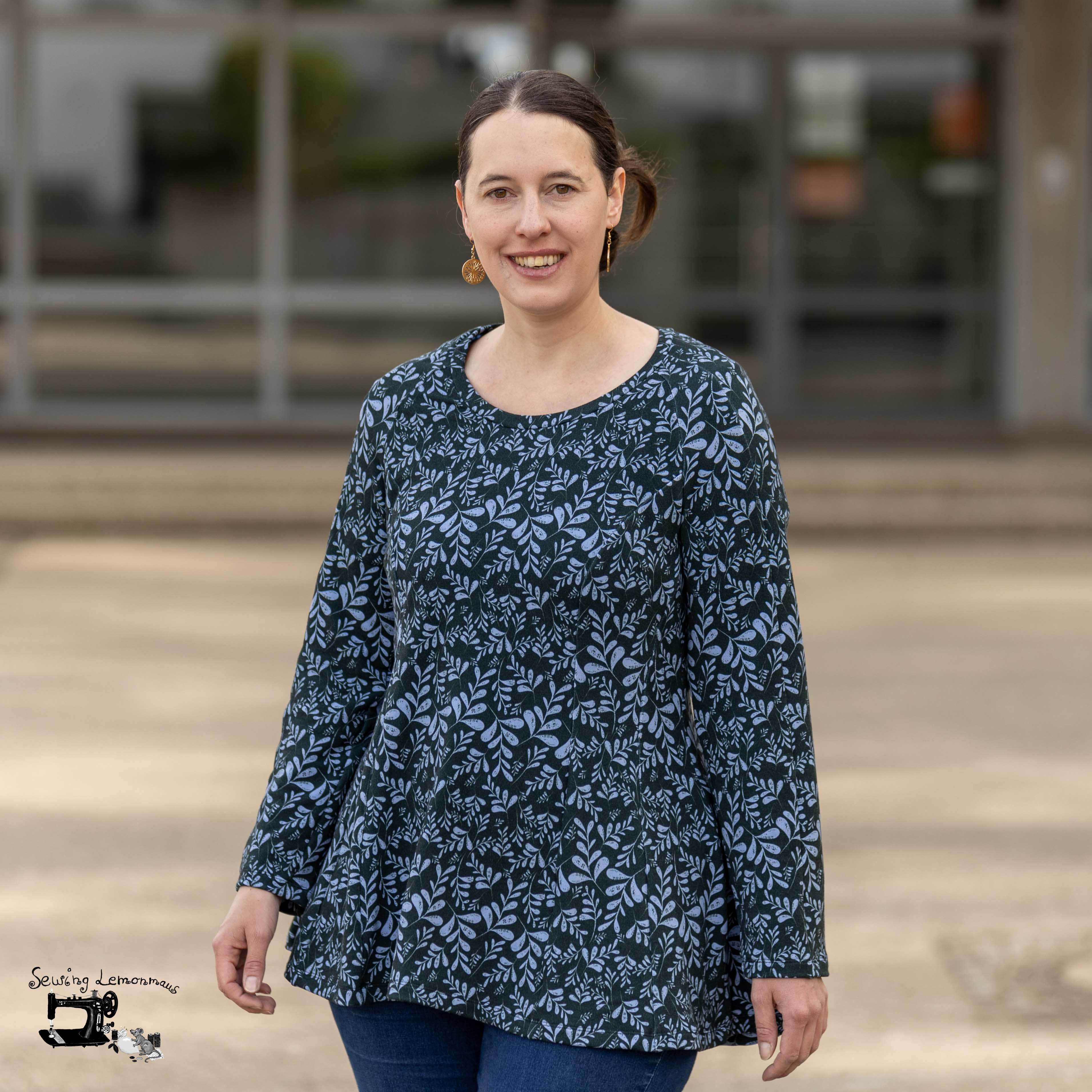 Schnittmuster Sweatkleid und Tunika Hanka, Größen 32 - 60 - Sewando
