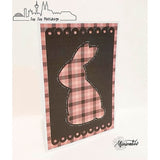 Plotterdatei Osterkarte Osterhase - Sewando