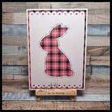 Plotterdatei Osterkarte Osterhase - Sewando