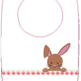 Stickdatei - Hase Kissen und Lätzchen SET ITH