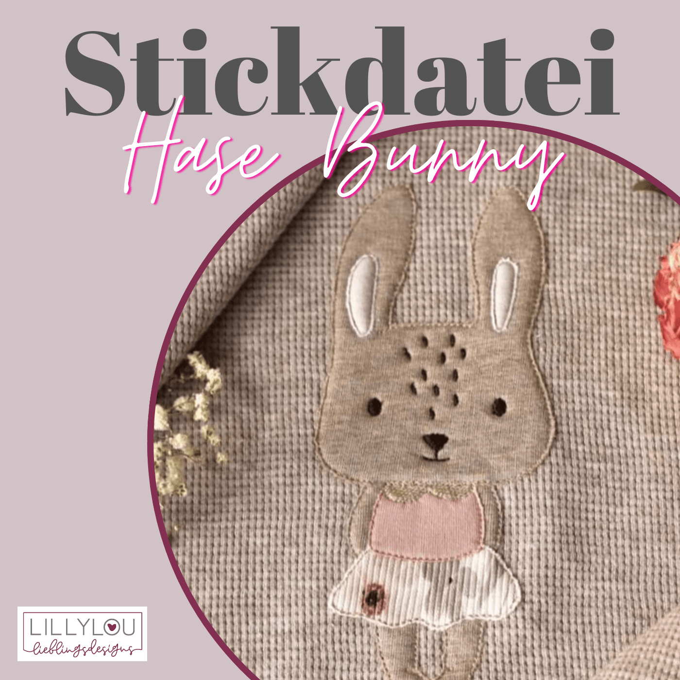 Stickdatei - Hase Bunny - Sewando