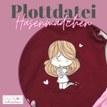 Plotterdatei - Hasenmädchen - Sewando