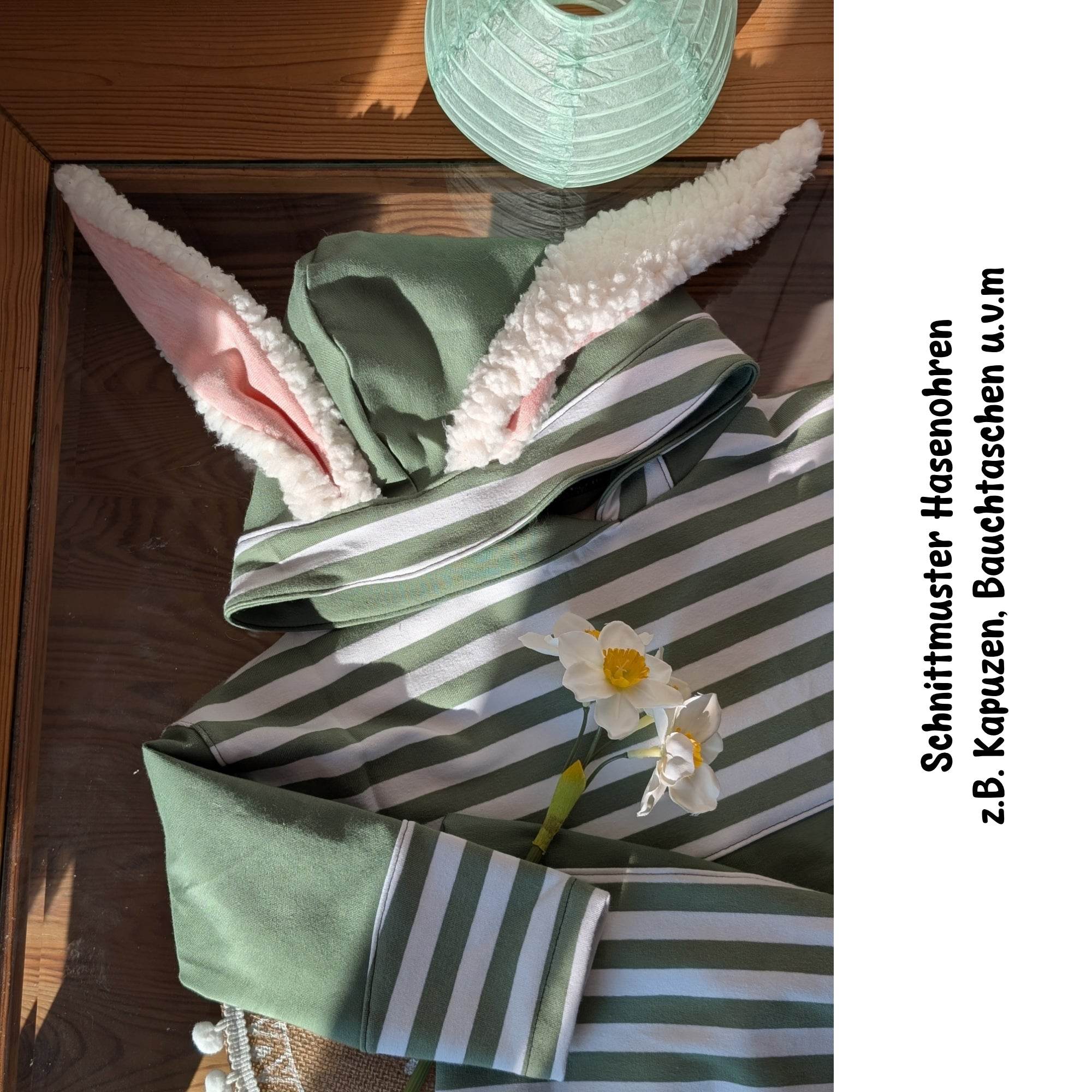 Hasenohren Nähanleitung und Vorlage - Sewando