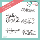 Plotter- und Laserdatei Hasenpost