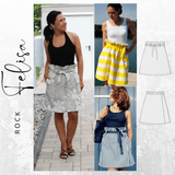 Schnittmuster Rock FELISA Gr. XS-XXL : - Sewando