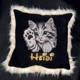 Stickdatei Applikation Katze Baby "Heidi" - realistisch - FÜR HELLE & DUNKLE STOFFE