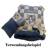 Stickdatei Applikation Katze Baby "Heidi" - realistisch - FÜR HELLE & DUNKLE STOFFE