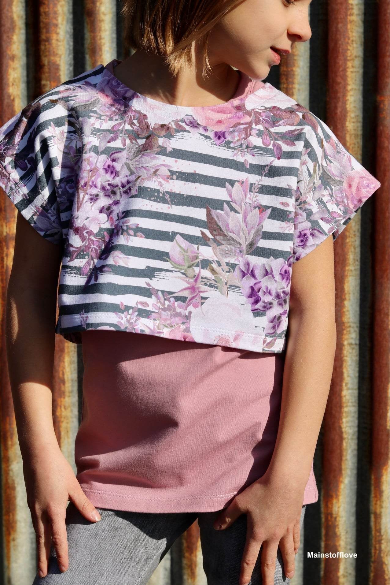 Happy Antonina - Gr 86-164 - Crop Top und Shirts Schnittmuster - Sewando