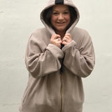 Oversize Sweatjacke #seweasy Damen Gr. 32-60