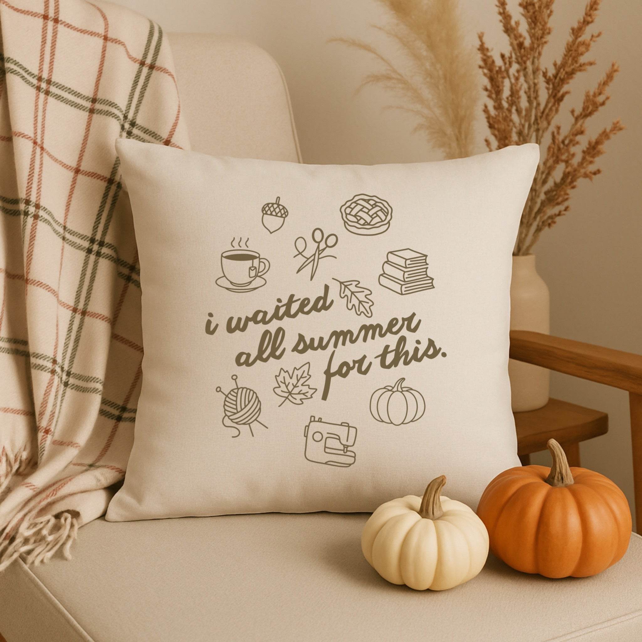 Digitale Plotterdatei – Cozy Vibes | Herbstliches Line Art Design - Sewando