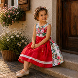 Schnittmuster Dirndl Herzilein Gr. 80-140