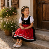 Schnittmuster Dirndl Herzilein Gr. 80-140