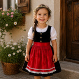 Schnittmuster Dirndl Herzilein Gr. 80-140