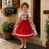 Schnittmuster Dirndl Herzilein Gr. 80-140