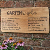 Plotter- Laserdatei Haus- & Gartenregeln