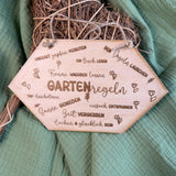 Plotter- Laserdatei Haus- & Gartenregeln