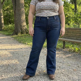 eBook Jeans-Hose #bootcut Damen Gr. 32-60