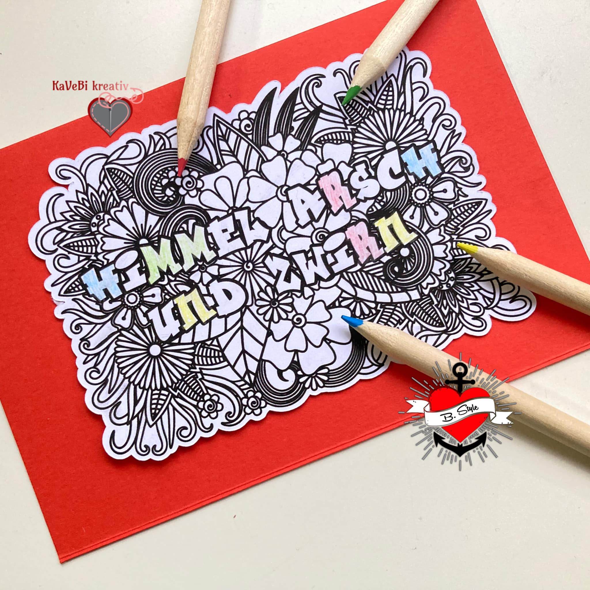 *Himmel Arsch und Zwirn* Plotterdatei - Sewando