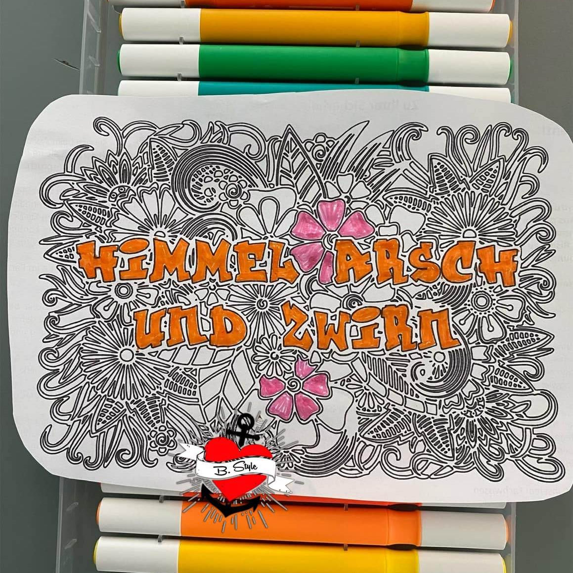 *Himmel Arsch und Zwirn* Plotterdatei - Sewando