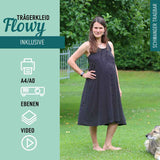 Hippie Trägerkleid Flowy Schnittmuster | Luftiges Sommerkleid nähen