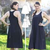 Hippie Trägerkleid Flowy Schnittmuster | Luftiges Sommerkleid nähen