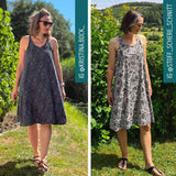 Hippie Trägerkleid Flowy Schnittmuster | Luftiges Sommerkleid nähen