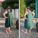 Hippie Trägerkleid Flowy Schnittmuster | Luftiges Sommerkleid nähen