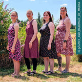 Hippie Trägerkleid Flowy Schnittmuster | Luftiges Sommerkleid nähen