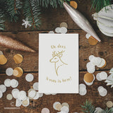 Plotterdatei Hirsch "Oh Deer"